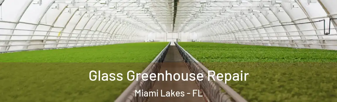 Glass Greenhouse Repair Miami Lakes - FL